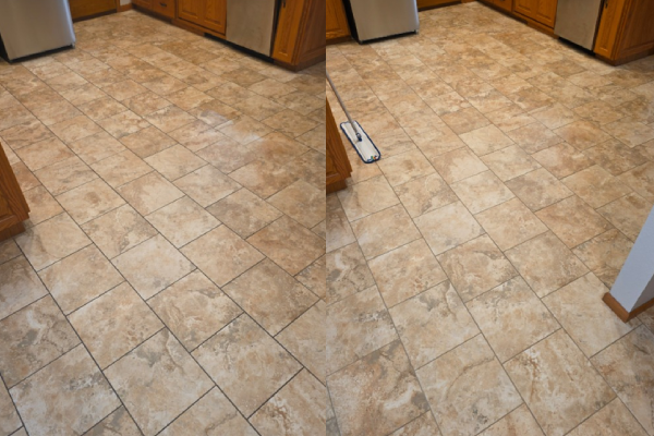 Tile and Grout Cleaning Process